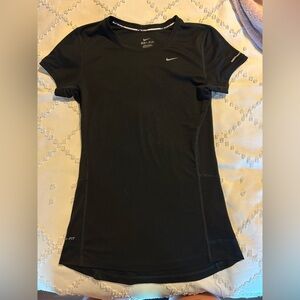 Nike Women's Black Dri-Fit Short Sleeve